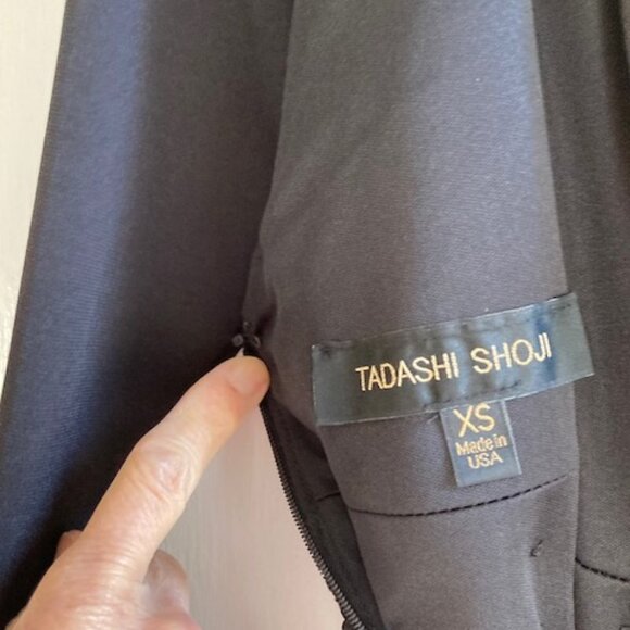 Tadashi Shoji Designer gown, black, XS - Picture 7 of 9